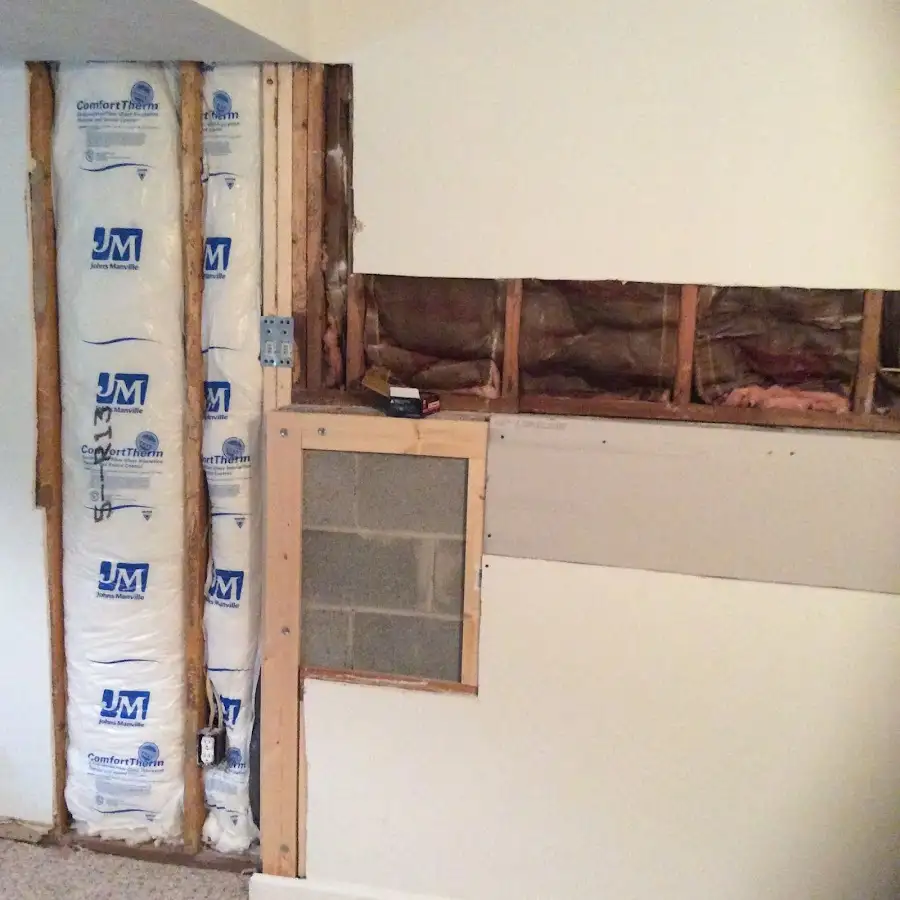 Wall insulation replacement during Odor Removal & Deodorization in Phelan